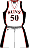Basketball Uniform Suns Free Vector Thumbnail