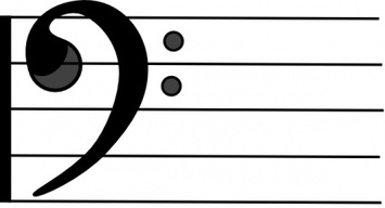 Bass Clef clip art Thumbnail