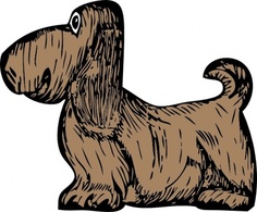 Basset Hound clip art Thumbnail