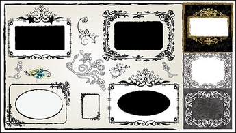 Beautiful lace material useful vector