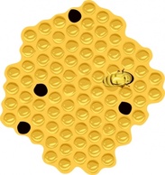 Bee Hive clip art Thumbnail