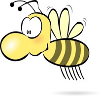 Bee2 clip art