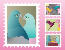 Bird Stamps Thumbnail