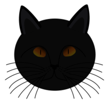 Black Cat Face