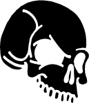 Black Skull Vector