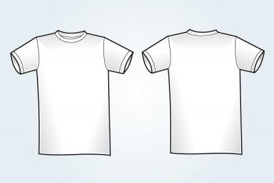 Blank White T-Shirt Template Thumbnail