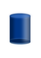 Blue cylinder Thumbnail
