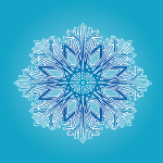 Blue Ornament Vector