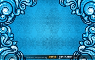 Blue Swirl Background Thumbnail