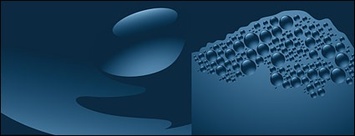 Blue water vector material