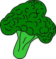 Broccoli clip art Thumbnail