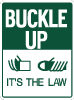 Buckle Up Sign Thumbnail