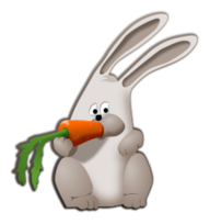 Bunny Eating Carrot Thumbnail