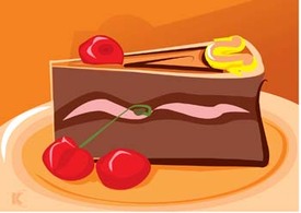 Cake and cherry 1 Thumbnail
