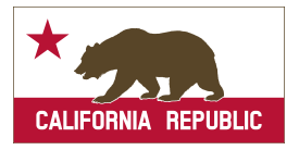California Banner Clipart A (Solid)