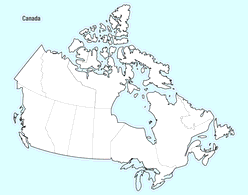 Canada Map Vector Thumbnail