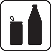 Cans Or Bottles White clip art Thumbnail