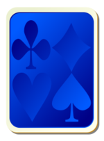 Card backs: suits blue Thumbnail