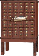 Card Catalog Furniture clip art