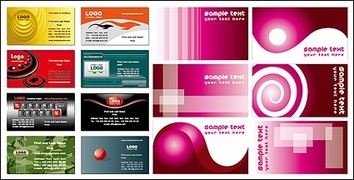 Card template vector