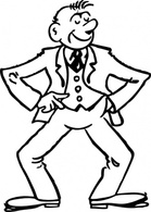 Cartoon Man clip art