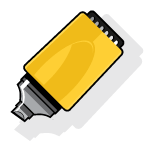 Cartoon Marker Vector Icon