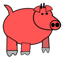 Cartoon Pig