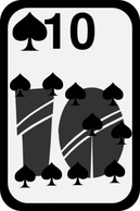 Casino Game Ten Cards Play Poker Spades Bet Blackjack Thumbnail