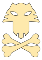 Cat pirates symbol