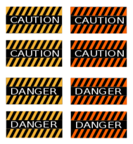 Caution and Danger Signs