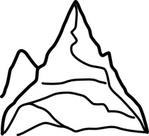 Chain Of Mountains clip art Thumbnail
