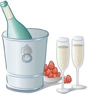 Champagne for celebration vector 8
