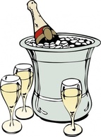 Champagne On Ice clip art Thumbnail
