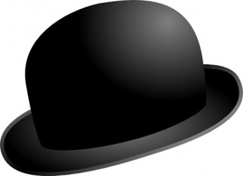 Chaplinbowler clip art Thumbnail