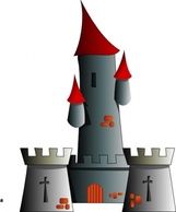 Chateau Citadel Fort Castle clip art