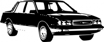 Chevrolet Celebirty Sedan clip art Thumbnail