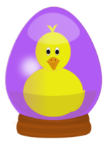 Chick in Easter Egg Globe