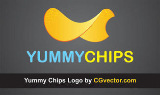 Chips Logo Vector Thumbnail