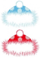 Christmas cap in two variations