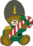 Christmas Guard Bear clip art Thumbnail