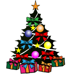 Christmas Tree Vector Illustration