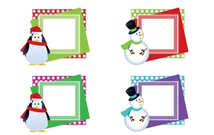 Christmas Vector Frames