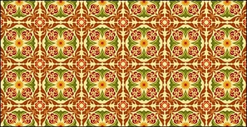 Classic tile pattern vector-6