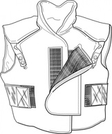 Clothing Vest clip art Thumbnail