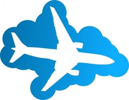 Cloud Silhouet Transportation Plane Sky Airlines Airbus Thumbnail