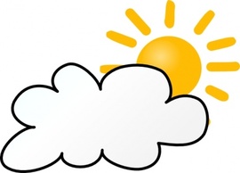 Cloudy Weather clip art