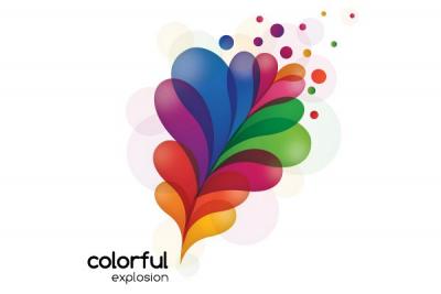 Colorful Explosion Vector Thumbnail
