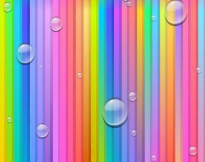 Colourful Striped Background Thumbnail