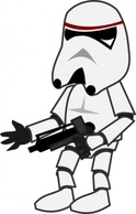 Comic Characters Stormtrooper clip art Thumbnail
