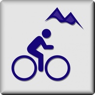 Computer Icon Mountain Symbol Icons Bike Hotel Bik Mountains Biking